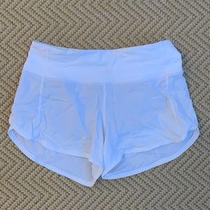 Lululemon White Shorts (Size 4)